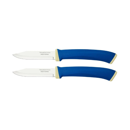 TRAMONTINA   23490213 FELICE VEGITABLE KNIVES SET OF 2 BLUE