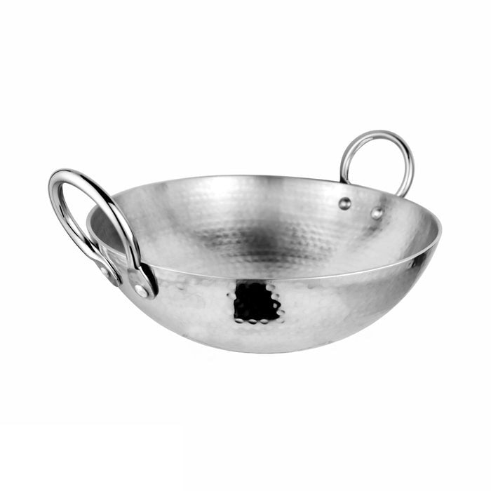 SHRI N SAM JHC-162-180-H- HAMMERED KADAI - 18CM