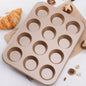 ESTEEM 0624-5812 12HOLE MUFFIN TRAY GOLD