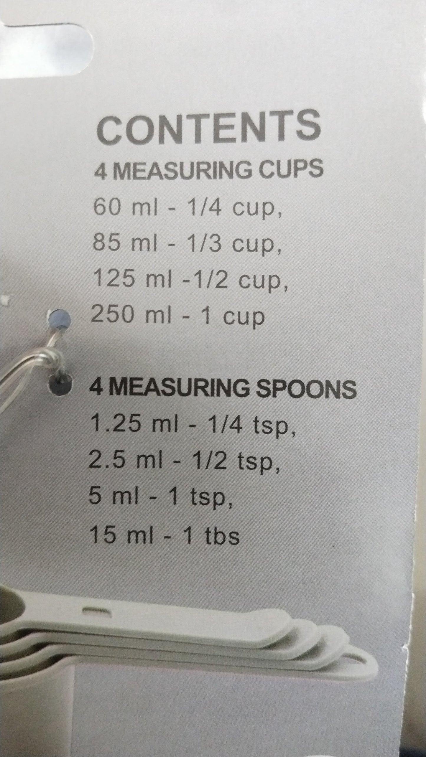 ESTEEM 0624-5813 MEASURING SPOON 8 PC