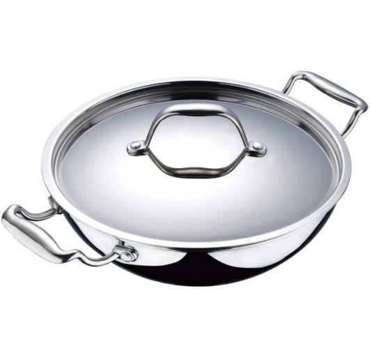 BERGNER 6348 TRIPLY KADAI 26CM